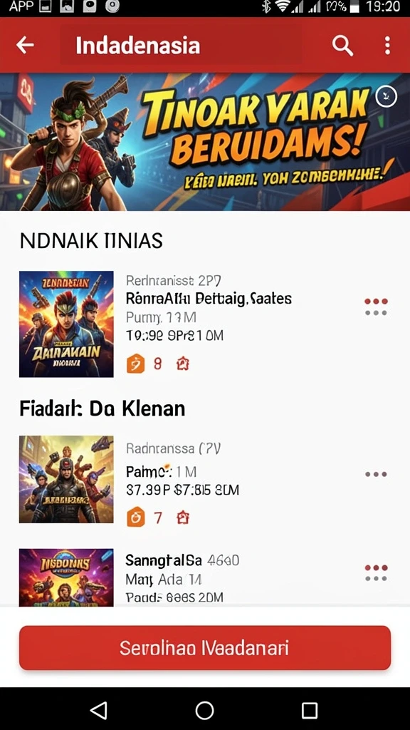 Tangkapan layar menampilkan aksi seru dalam permainan.