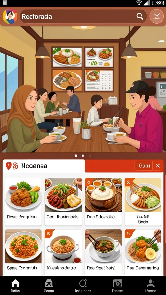 Tampilan antarmuka yang menarik dan mudah dinavigasi.