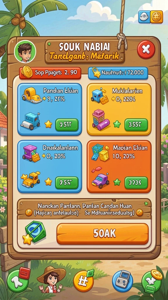 Fitur multiplayer untuk bermain dengan teman.