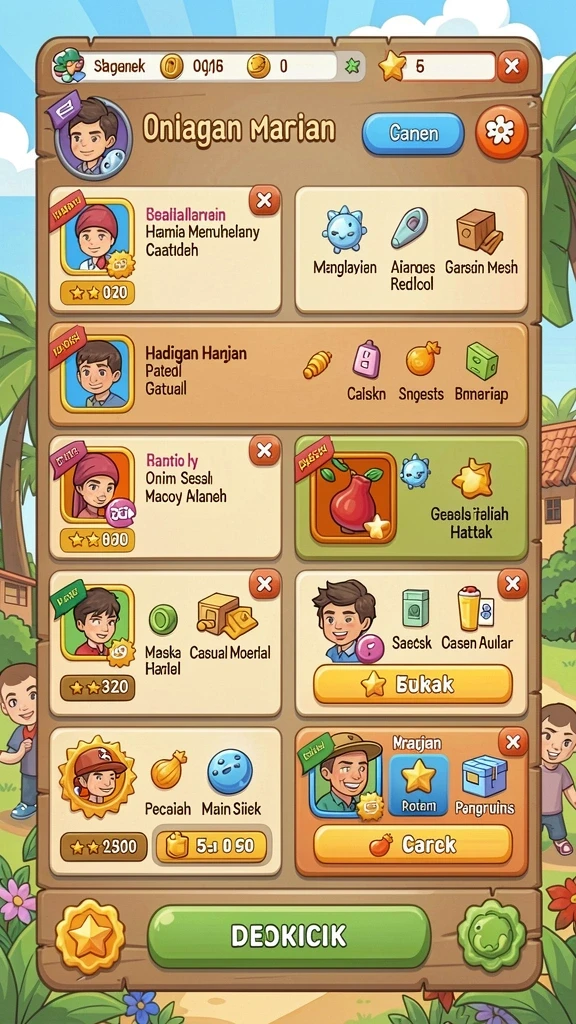 Mode permainan multiplayer yang seru.