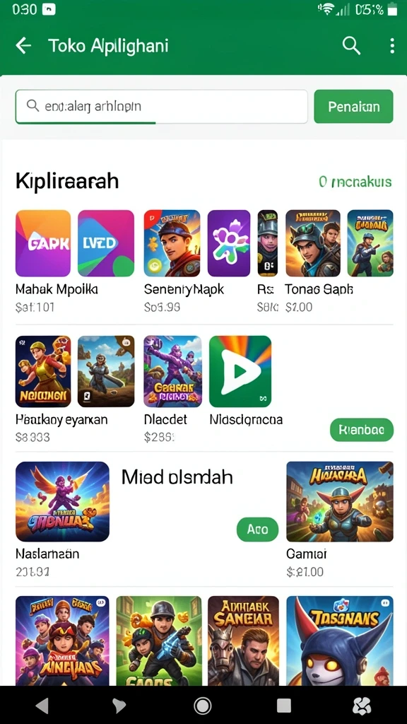 Papan peringkat menampilkan prestasi para pemain dengan jelas.