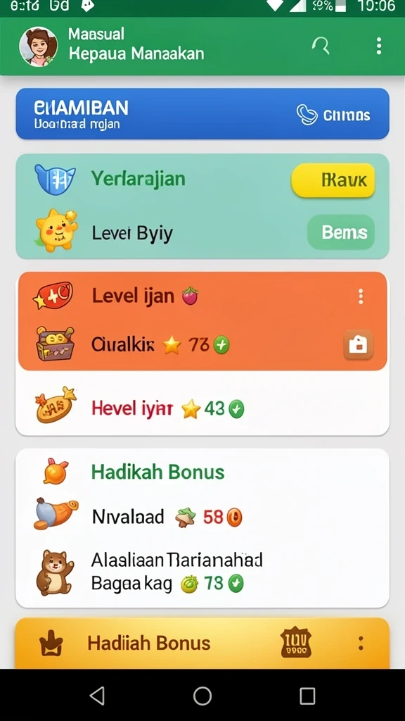 Sistem hadiah yang menarik untuk pemain setia.
