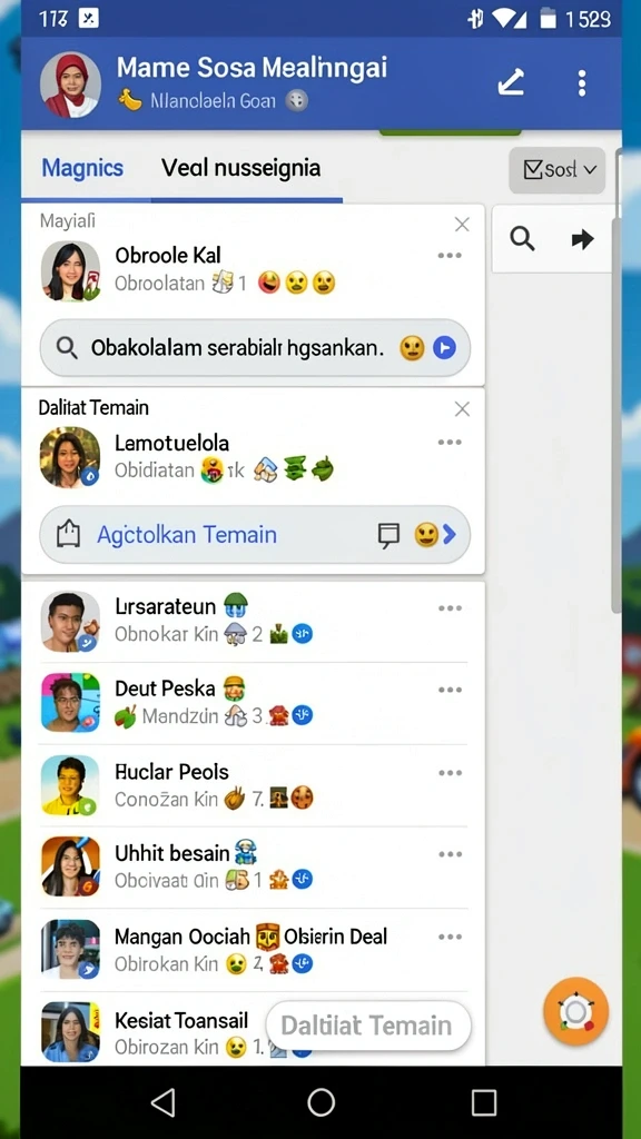 Tampilan utama BARA22 yang menarik dan penuh warna.