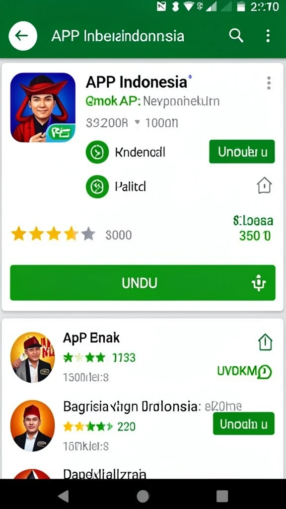 Tampilan menu utama yang intuitif dan mudah dinavigasi.