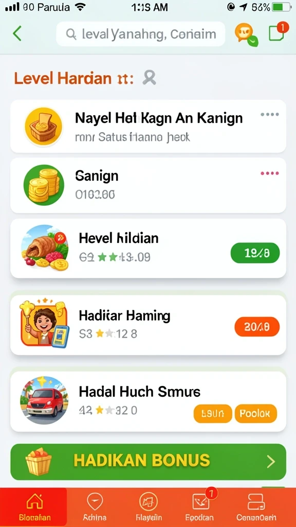 Dapatkan hadiah menarik saat bermain game.
