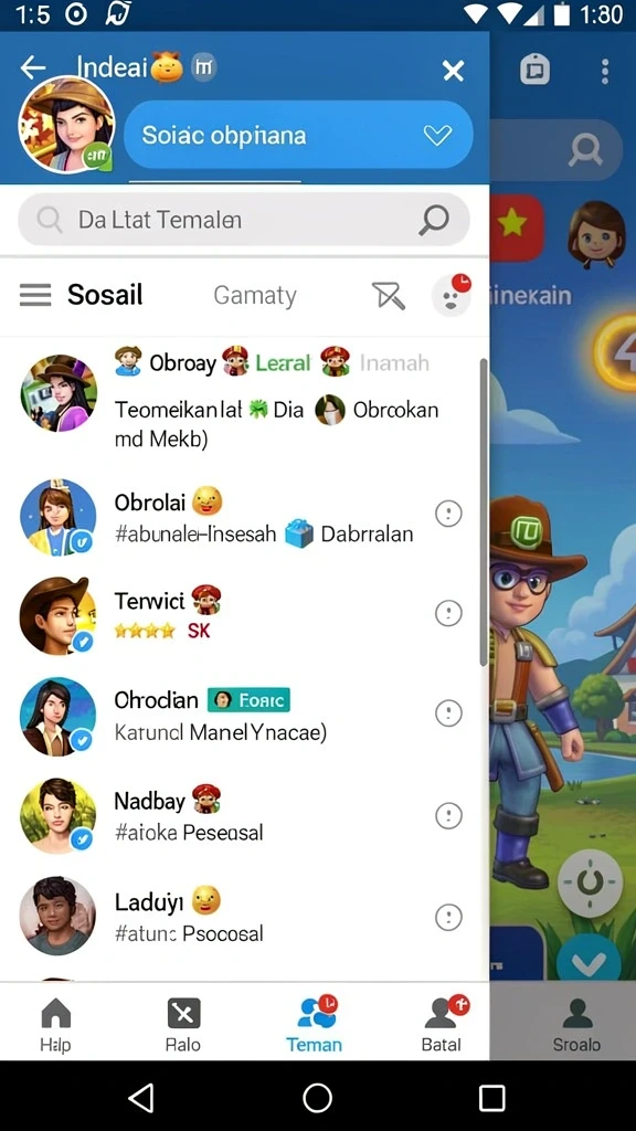 Tampilan level baru yang menantang dan seru.