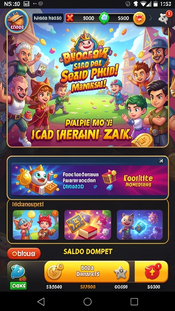 Berbagai misi menarik untuk meningkatkan level permainan.