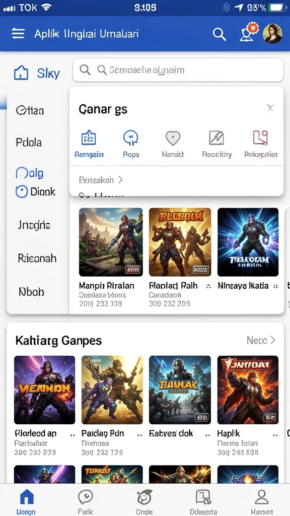 Tampilan antarmuka yang menarik dan intuitif.