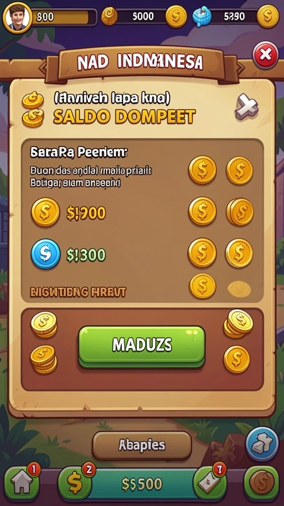 Banyak pilihan permainan seperti slot dan poker.