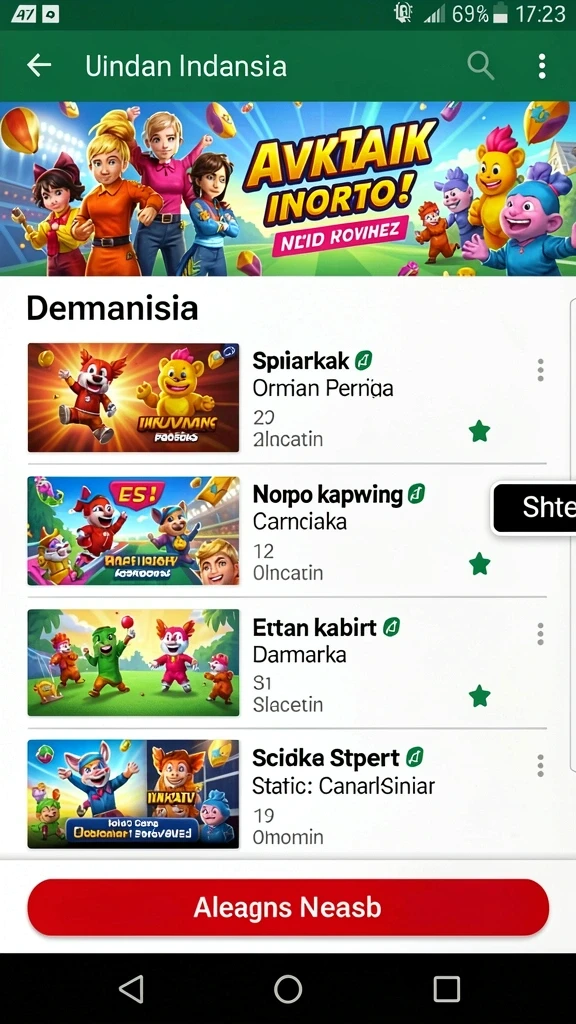 Screenshot permainan menunjukkan karakter utama dalam aksi.