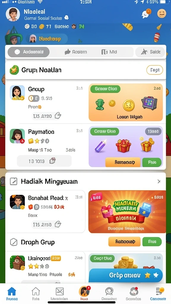 Tangkapan layar menampilkan karakter utama dalam pertempuran epik.