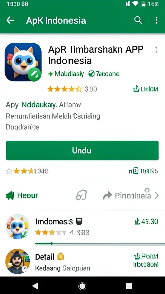 Tampilan antarmuka yang menarik dan modern.