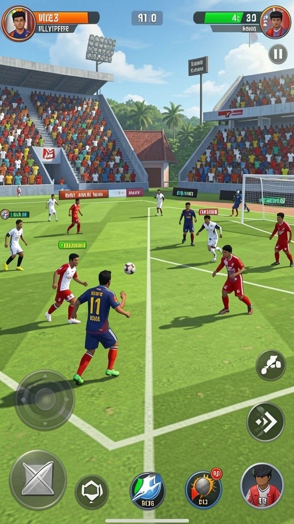 Screenshot pertama menampilkan antarmuka permainan slot yang menarik.
