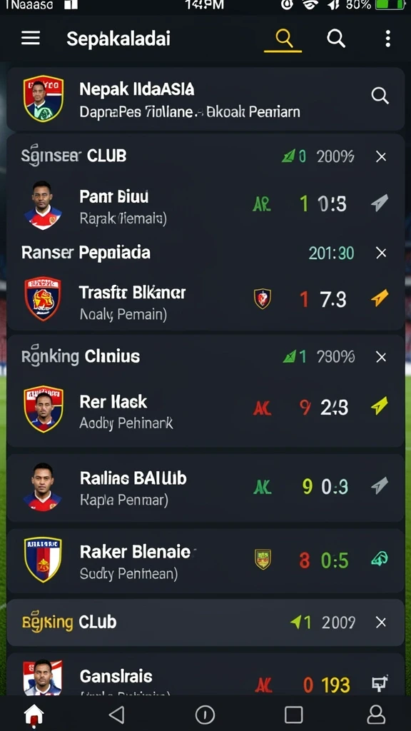 Tampilan antarmuka yang modern dan menarik.