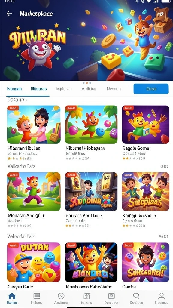 Fitur komunitas untuk berbagi pengalaman bermain.