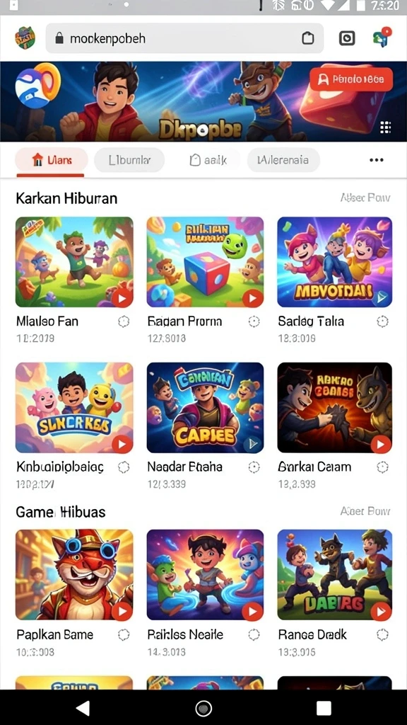 Mode permainan yang bervariasi dan menantang.