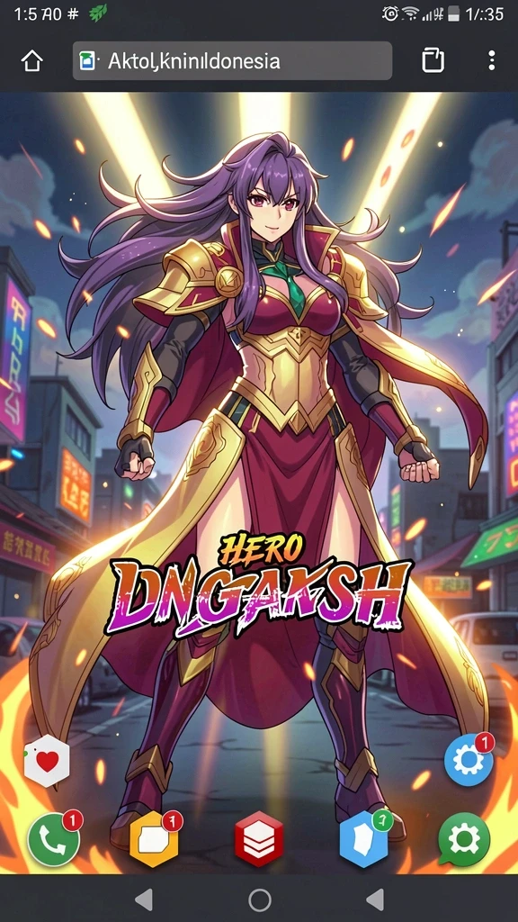 Gameplay yang dinamis dengan berbagai pilihan karakter.
