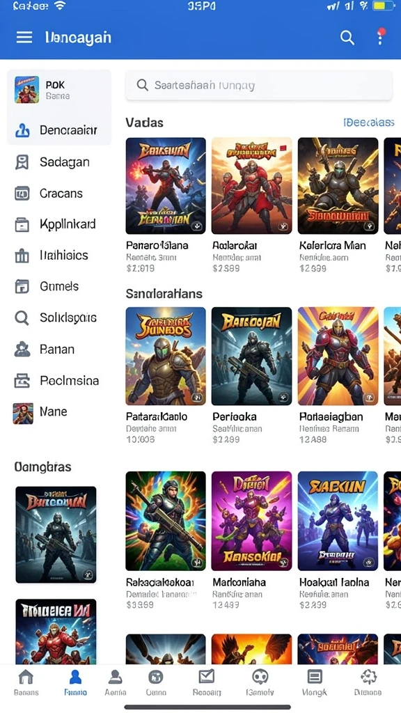 Karakter-karakter unik dengan kemampuan khusus.