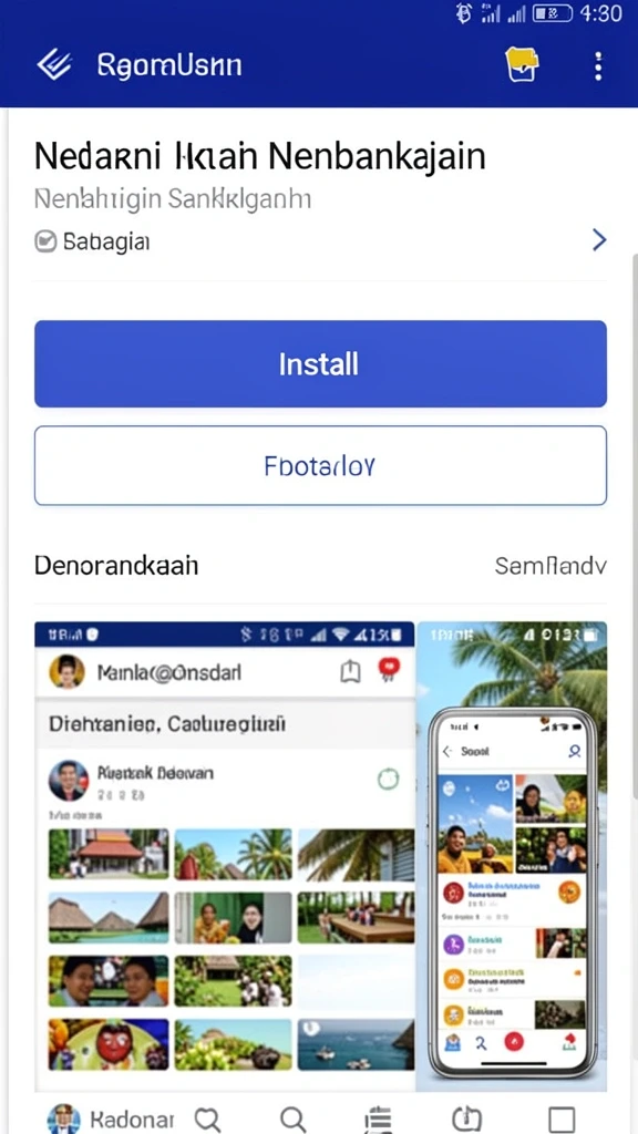 Tampilan antarmuka yang intuitif dan mudah digunakan.