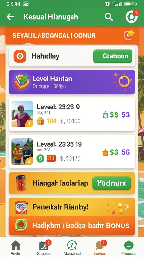 Misi yang menantang dan seru untuk diselesaikan.