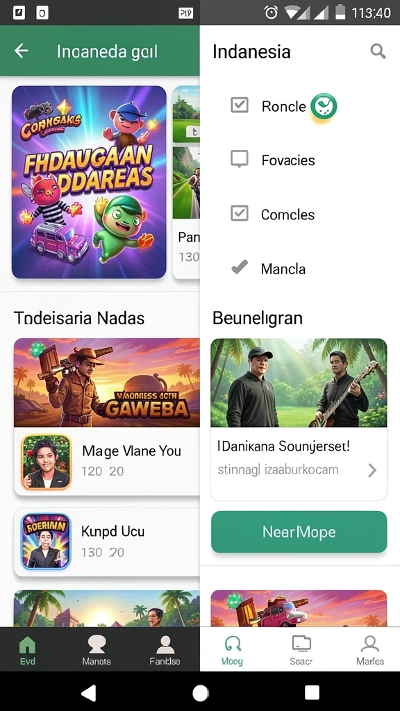 Ilustrasi mode multiplayer yang penuh kegembiraan.