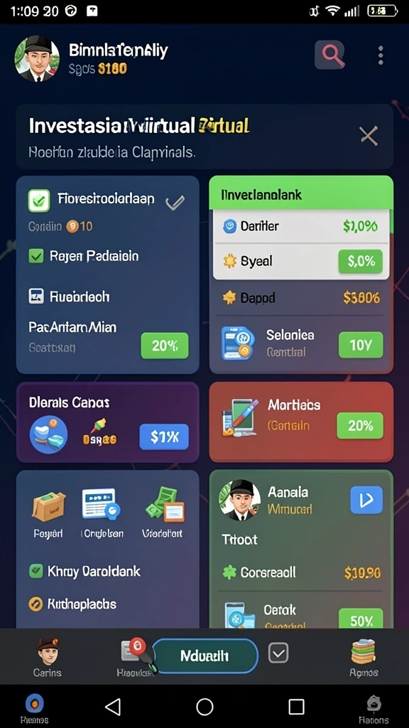 Karakter-karakter menarik dengan desain unik.