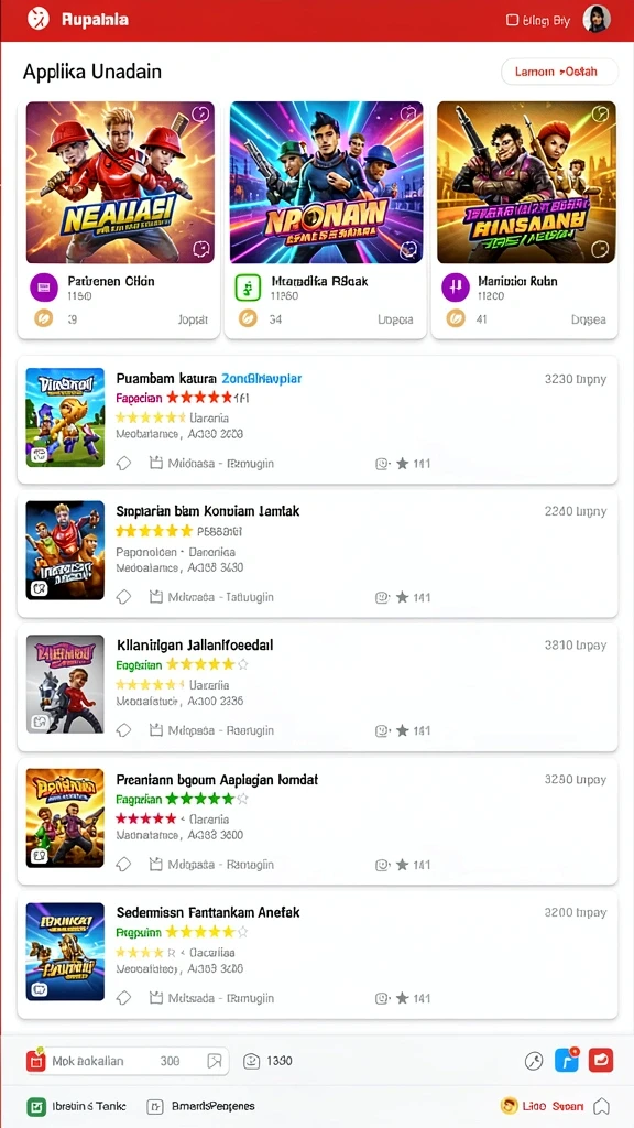 Tampilan permainan slot klasik yang memukau.