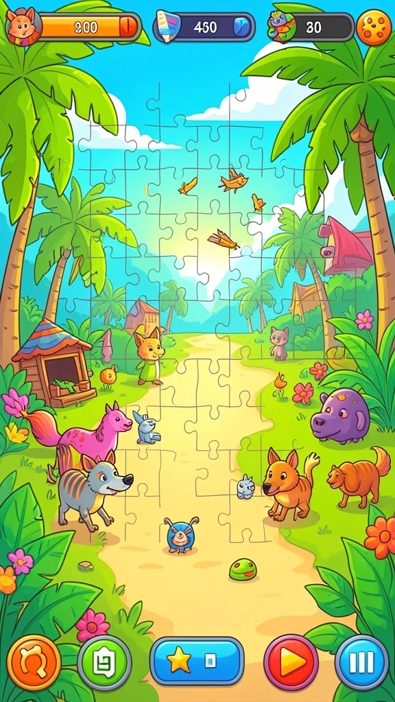 Tampilan antarmuka MAHJONG500 yang menarik.