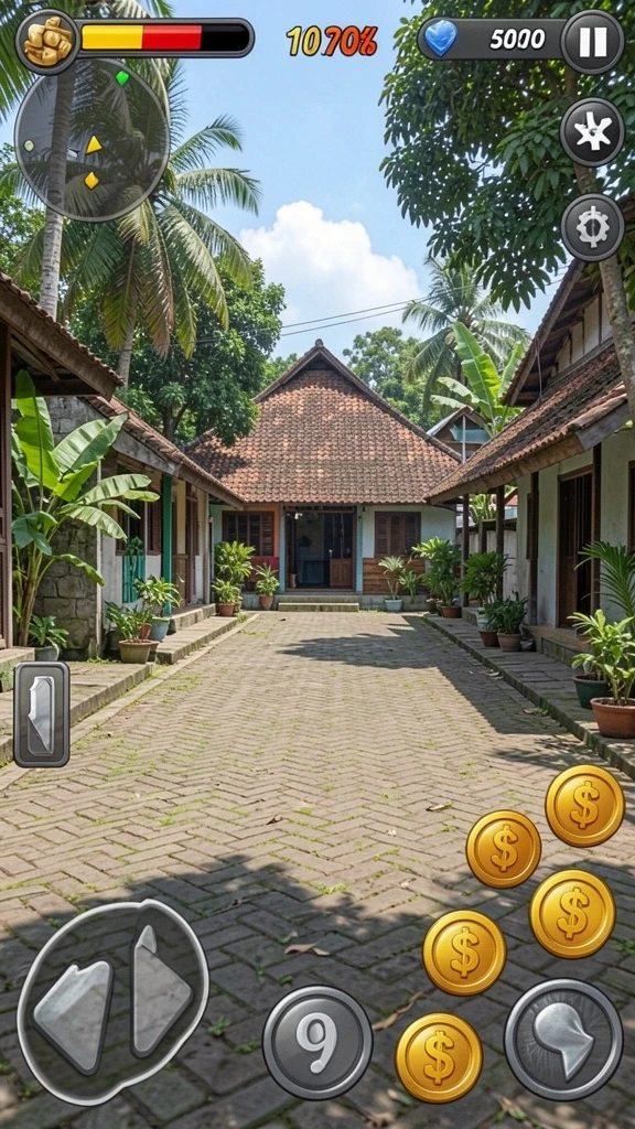 Tampilan antarmuka pengguna yang menarik dan interaktif.