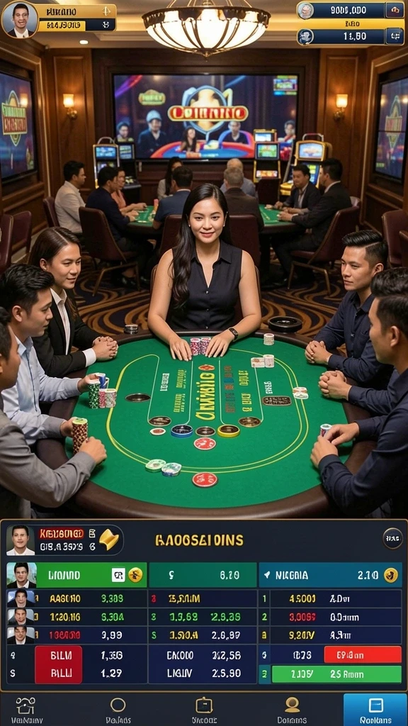 Berbagai jenis permainan taruhan tersedia dalam satu aplikasi.