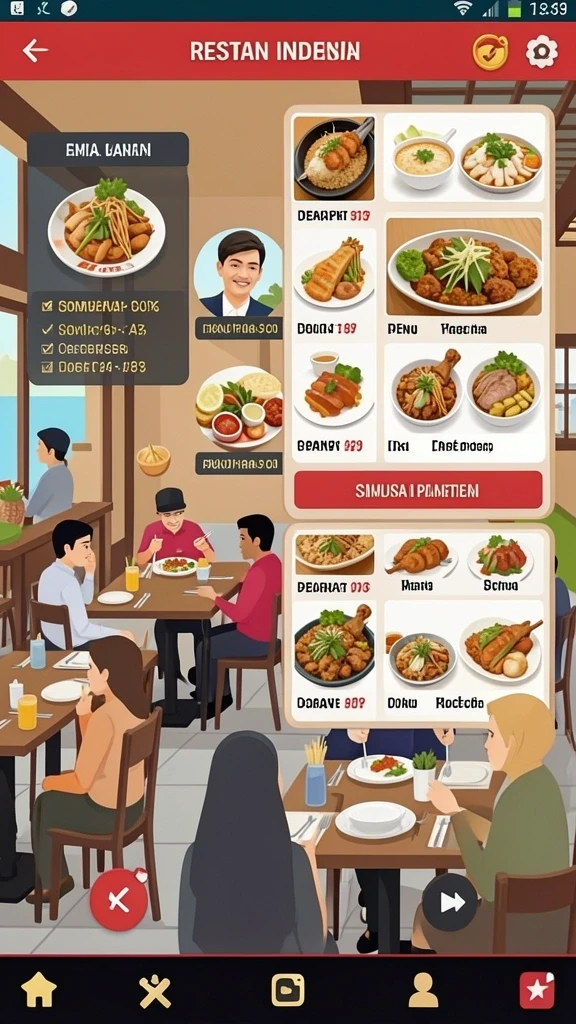 Screenshot MENYALA78 menunjukkan level pertama dengan grafis cerah.