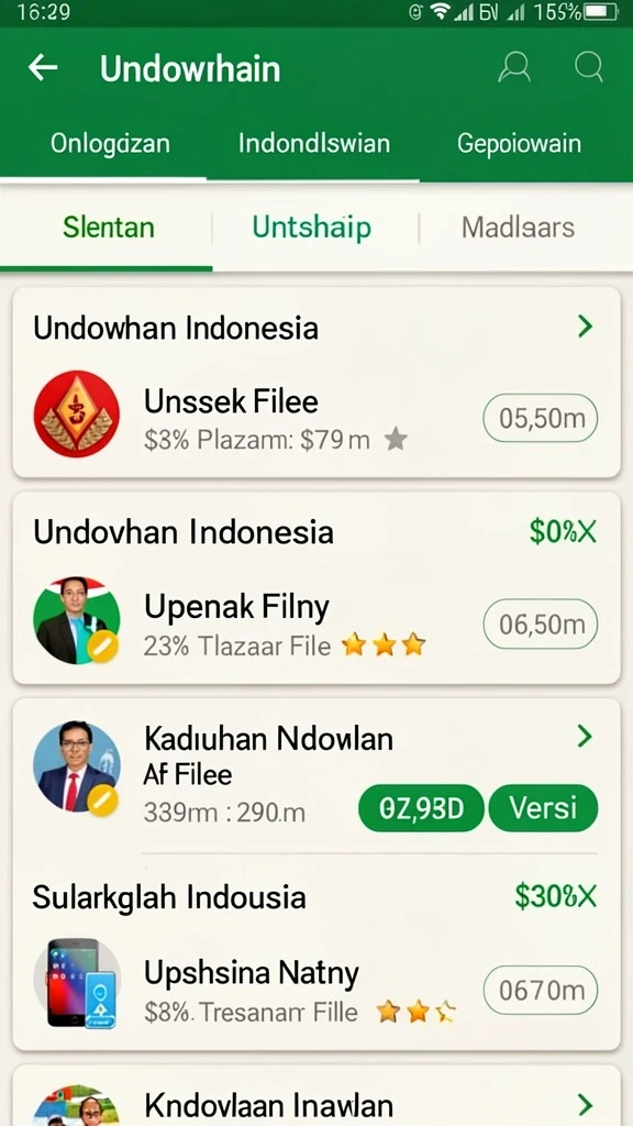 Tampilan antarmuka yang mudah navigasi.
