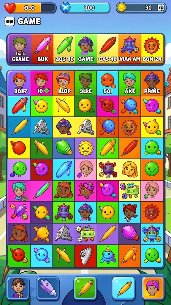 Tangkapan layar memperlihatkan salah satu karakter unik dalam game.