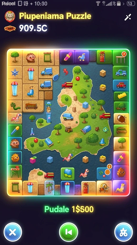 Screenshot memperlihatkan beberapa mini-game seru di PETIRRP.