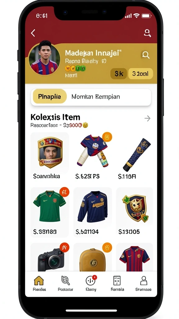 Tampilan awal permainan yang menarik dan mudah dimengerti.