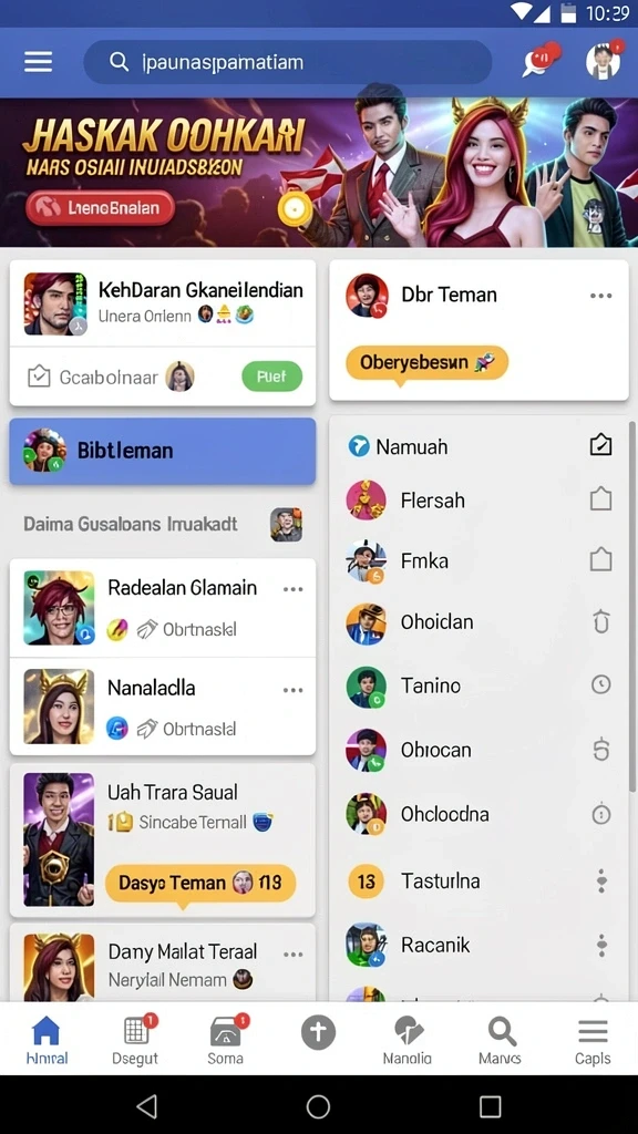 Tampilan antarmuka pengguna yang intuitif dan mudah digunakan.