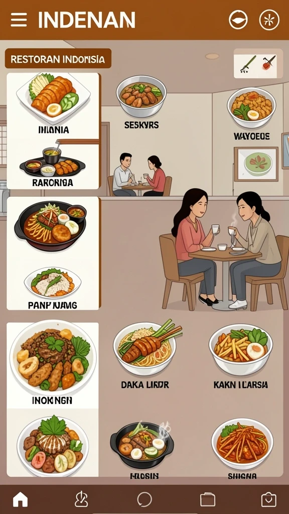 Karakter samurai yang dapat dipilih dan dikustomisasi.