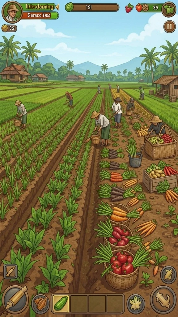 Tantangan seru di setiap level yang dimainkan.