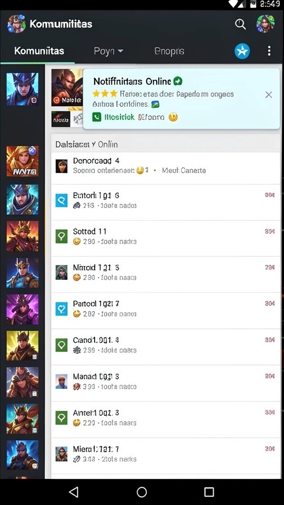 Sesi multiplayer yang seru bersama teman.