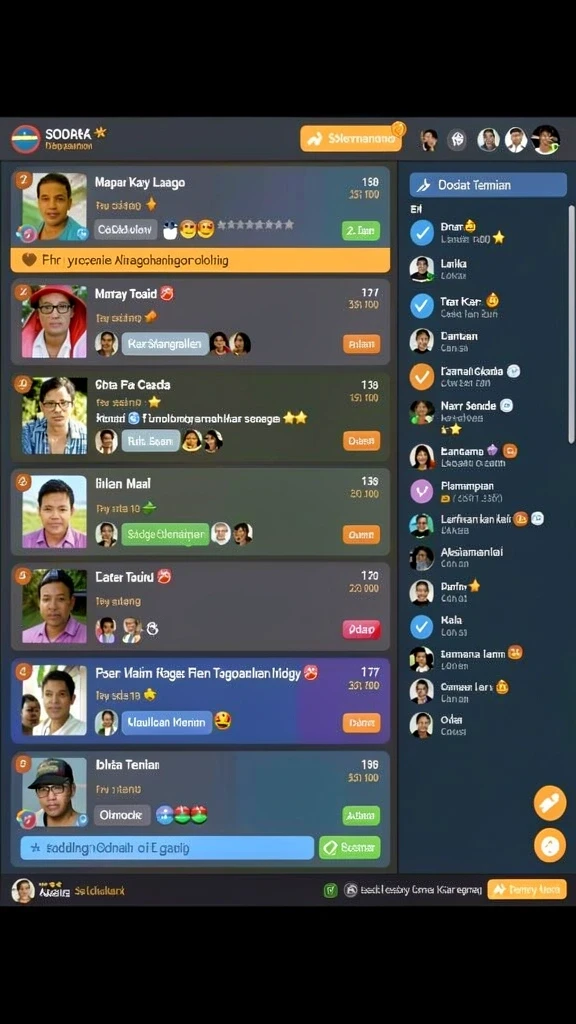 Fitur mode permainan yang beragam.