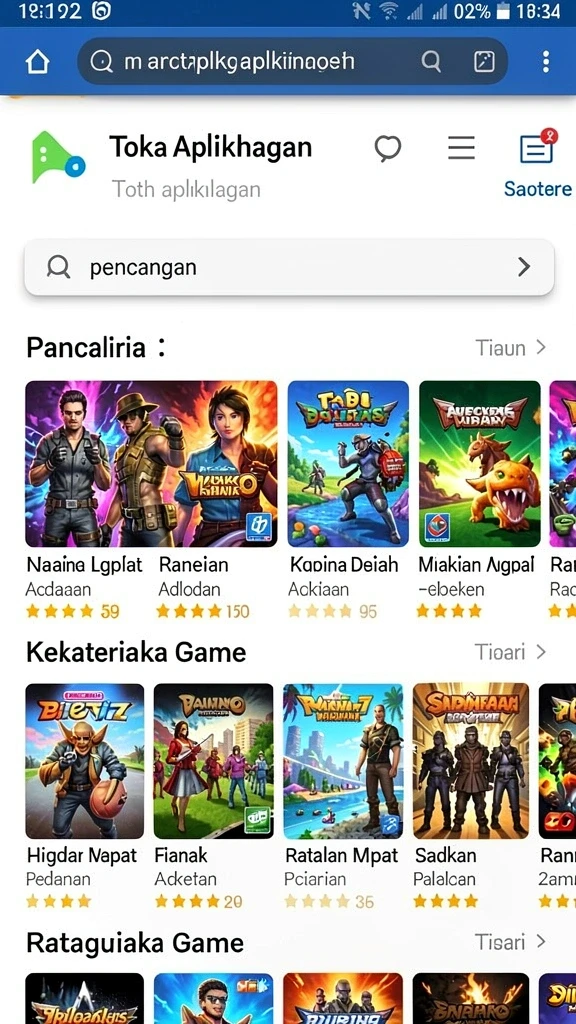 Tampilan antarmuka yang menarik dan mudah digunakan.