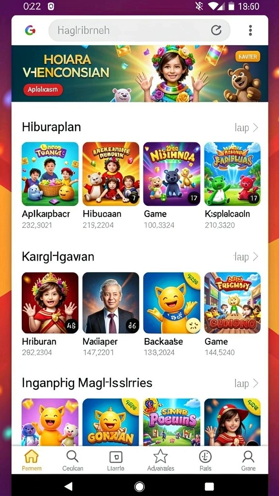 Tangkapan layar menampilkan grafik permainan yang memukau.
